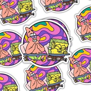 Laughing Friends Sticker